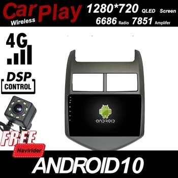 

Qled 1280*720 Screen Car Android 10 Player for Chevrolet AVEO 2010 stereo Automotive Carplay Bluetooth GPS Radio Head Unit