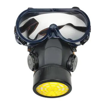 

Industrial Gas Mask Respirator Anti Dust Filtter Goggles For Spray Chemical 634B