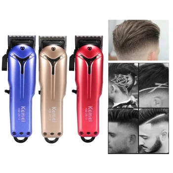 

KM-2613 Electric 9W Hair clippers Trimmer Cutter Razor Head Retro Oil Head Carving Professional Cordless Haircut grooming Tools