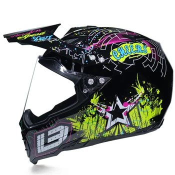 

Professional Abs off road helmet Downhill Motorcycle Helmet Dirt Bike Rally Racing Capacete Motocross Helmet Full Face Helmet