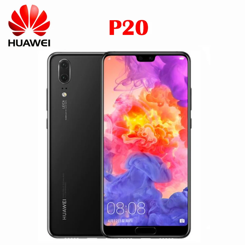 Новый оригинальный huawei P20 Мобильный телефон 6G 64G/128G Android8.1 Kirin 970 Octa core 5 8 дюймов