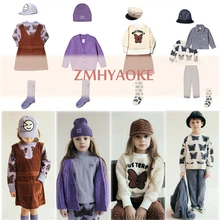 Предпродажа; ZMHYAOKE-WYN г.; комплекты для девочек; одежда для маленьких девочек на День Благодарения; Одежда для мальчиков с надписью «My First Christmas»; комплекты для девочек; топы для мальчиков