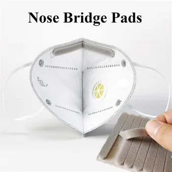

100Pcs Microfiber Foam Protection Strip Anti-Fog Nose Bridge Pads Cushion Mouth Mask DIY Making Fix Protection Mask Materials