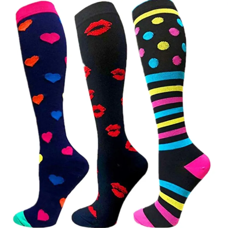 8 Styles women socks compression socks Men fit for Diabetic, Varicose Veins, Travel Hiking Running Cycling