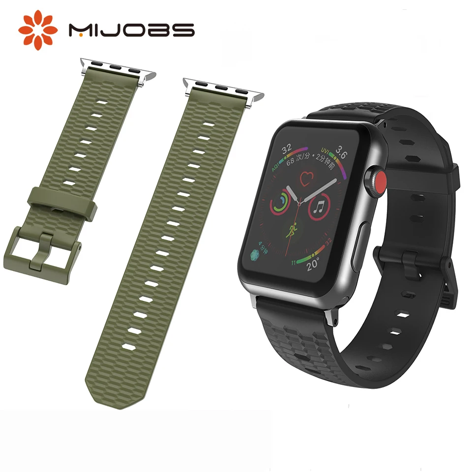 Ремешок 38 мм 42 мм для умных часов Apple iWatch, браслет, аксессуары, силиконовый ремешок для Apple iWatch, браслеты