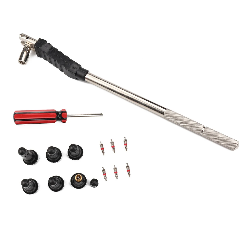 Car Bike Tire Tyre Valve Stem Puller Tool No Scratch Valve Core Tool Built
