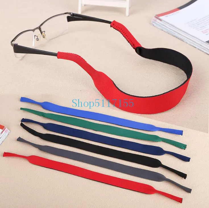 

500pcs/lot 6 colors Glasses Neoprene Neck Strap Retainer Cord/Chain/Lanyard String For Sunglasses Eyeglasses
