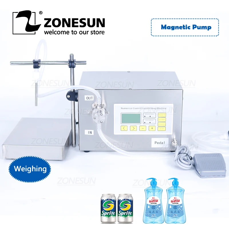 ZONESUN ZS-MP251W Магнитный насос возвратно-поступательного пищевое масло ликера для