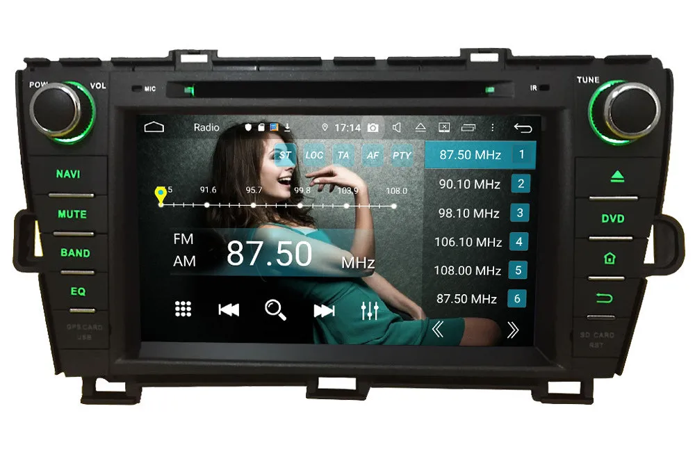 Klyde ips 4G Android 9 Восьмиядерный 4 Гб ОЗУ 64 Гб ПЗУ DSP BT автомобильный DVD мультимедийный плеер радио gps ГЛОНАСС для Toyota Prius 2009