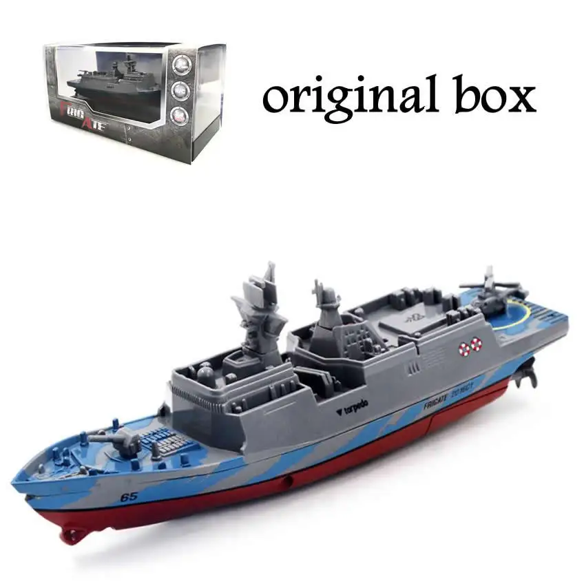 

2.4GHZ RC Remote speed control rc boat Military Warship boat Toys Mini Electric RC Aircraft gift for boys children water toys