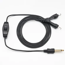 Честолюбивая татуировочная машина переключатель крюк линия силиконовый материал катушка машина мотор Универсальный крюк линия