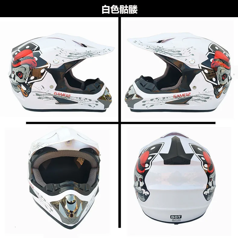 Мотоциклетный шлем шоссейный гоночный Кроссовый шлем горный кантри велосипедный полный шлем