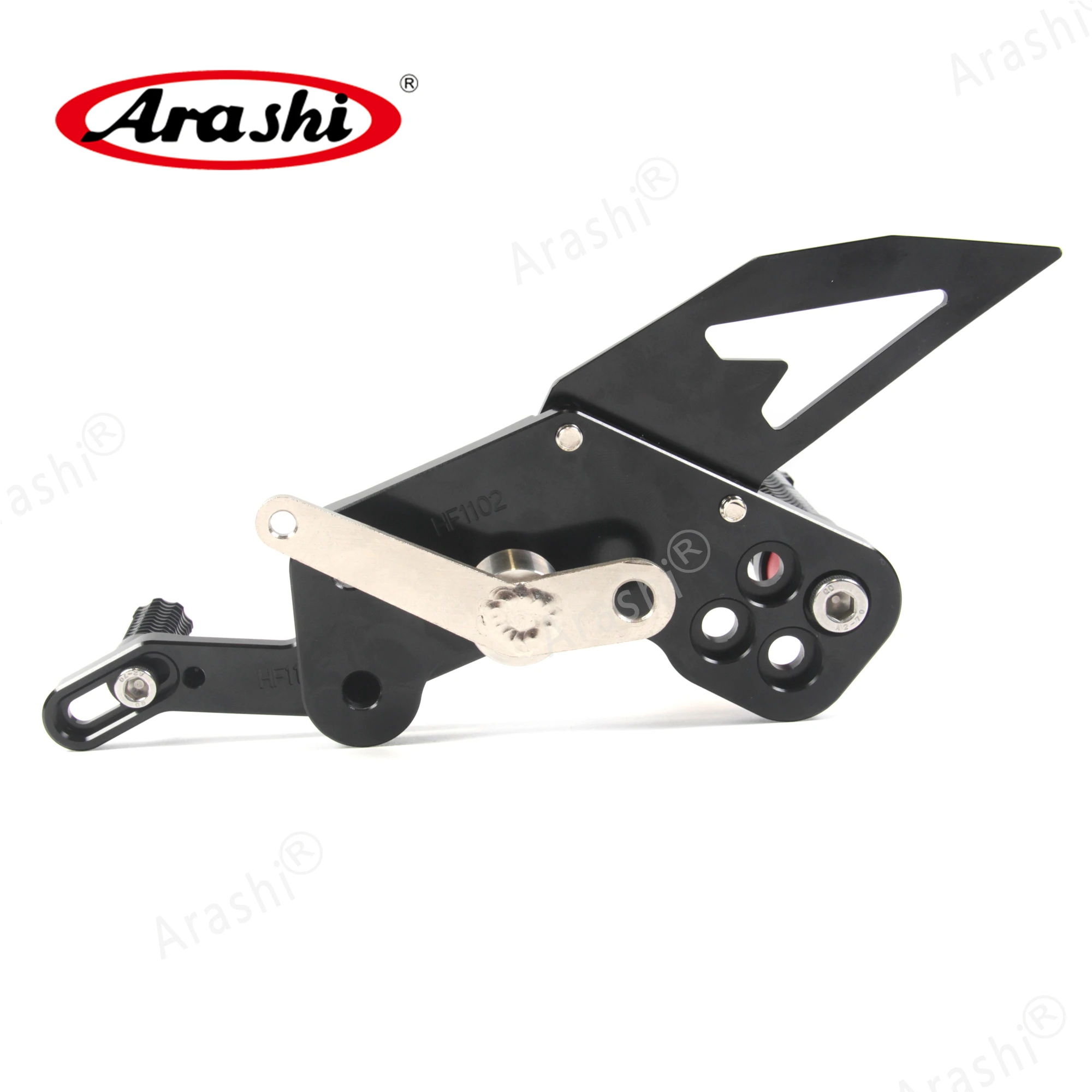 Arashi CNC регулируемый Rearset для KAWASAKI Z125 Z125-Pro подножки задние алюминиевые мотоциклетные
