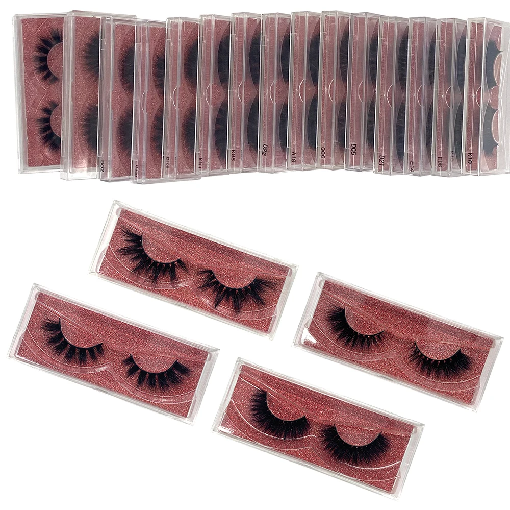 

Showerstar 3D Mink False Eyelashes Natural Wispy Fluffy Dramatic Volume Fake Lashes Extension Handmade Cruelty Free Eyelash