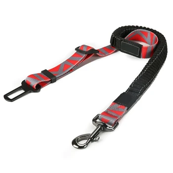 

Pet Heavy Duty & Elastic & Durable Seat Belt Adjustable Pet Seat Belt For Vehicle Dog Nylon Car Safety Seatbelts