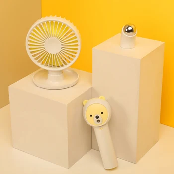 

New 4In1 Portable Multi-Functional Small Fan for Water Supplementary Massage Fan Portable Smart Fan Humidifier Cool Summer