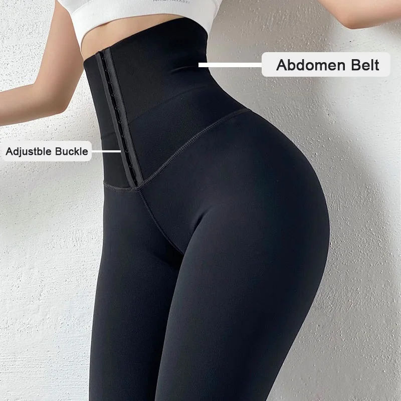 Sports Leggings Panties Shapewear Butt-Lifter Tummy-Control High-Waist-Trainer Push-Up