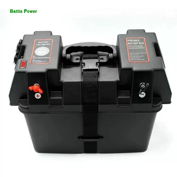 

Lifepo4 12.8V 12V 120AH llithium battery deep cycle for Solar Energy System inverter Forklift subwoofer AGV RV +10A Charger