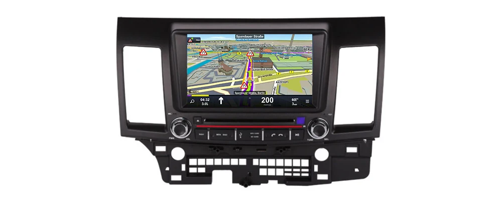 Perfect ZaiXi Auto DVD Player GPS Navigation For Mitsubishi Lancer 2007~2015 Car Android Multimedia System Screen Radio Stereo 3