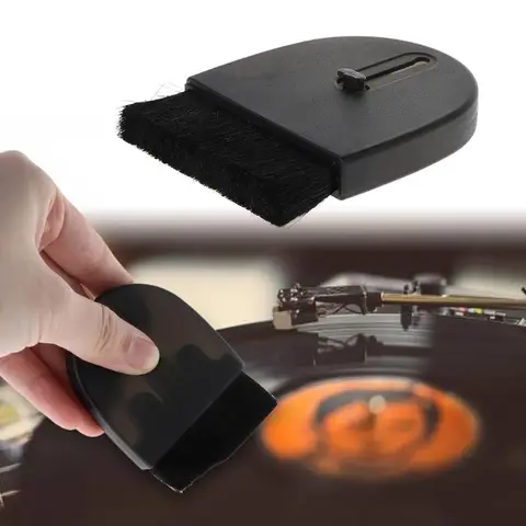 Brush Turntable LP Vinyl Player Record Anti-static Cleaner Dust Remover Accessory