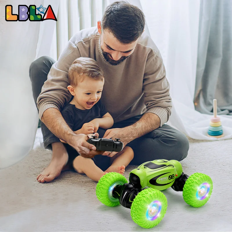 LBLA D875 RC Stunt 4WD samochód skręcanie Drift OffRoad odkształcalny pilot napęd pojazdu maszyna Model transformator zabawka prezent Kid