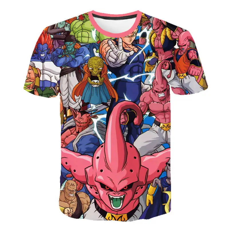 

Summer New Arrival Dragon Ball Super Saiyan 3D Printed Kids T Shirts Japan Anime Children T Shirts harajuku Boy/girl Cartoon Top