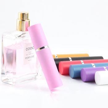 

5mlPortable Mini Plastic Refillable Perfume Bottle With Spray Empty Cosmetic Containers With Atomizer Parfum Bottle For Traveler