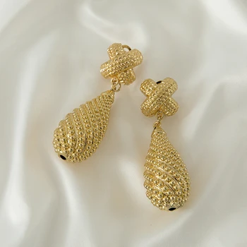 

classical water drop women earrings big surprise luxury gift for lady surface anti-scratch new design big large fashion pendant