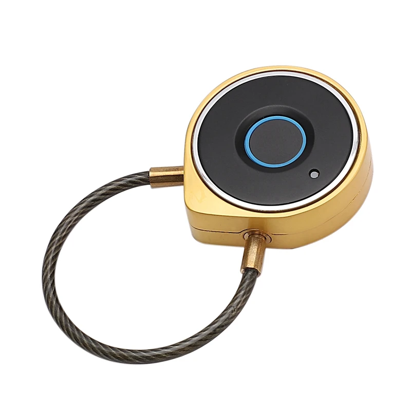 W9 USB Перезаряжаемый смарт-замок для отпечатков пальцев Противоугонный замок для безопасности двери багажная сумка чехол-замок