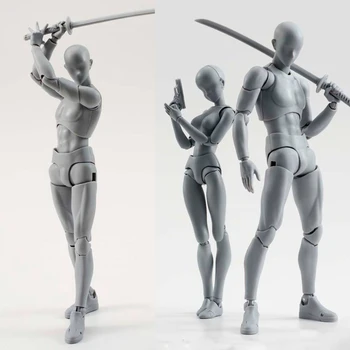 

Artist Drawing Figures SHF Sketch Action Figure Model Human Mannequin Male Female Movable Body Joint Anime Action Figure Toys