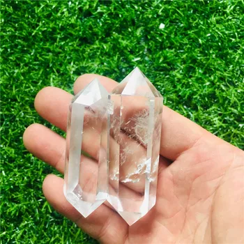 

4-5cm quartz crystal point natural rod specimen Reiki therapeutic stone 2pc