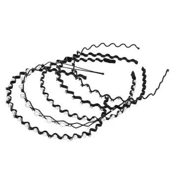 

5pcs Hair Hoops Wave Shape Hair Clasp Headbands Hair Band for Girls