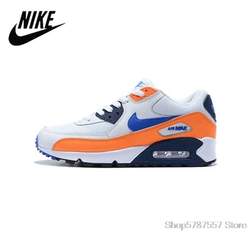 

NIKE AIR MAX 90 new color two-layer leather men's running shoes sports shoes Size 40-45
