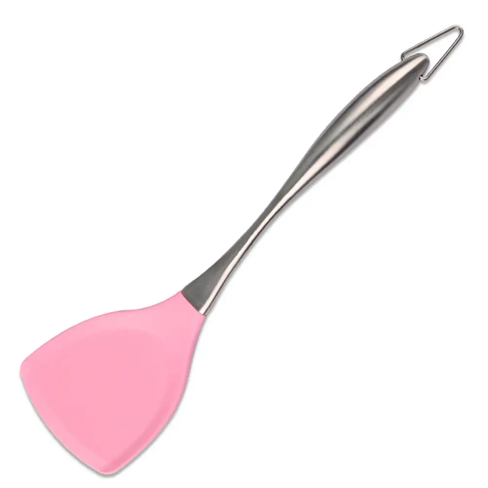 scratch shovel 1/7/8/9 шт. ручки из нержавеющей стали кулинарный инструмент Класс силиконовый Пособия по кулинарии инструменты не токсичный Кухня гаджеты алюминий с антипригарным покрытием - Цвет: scratch shovel