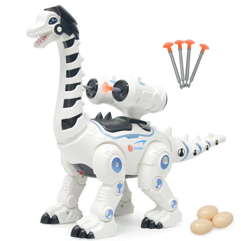 

Electric Light Sound Dinosaur Toy Animal Model Lay Eggs Walk Machinery Brachiosaurus CHILDREN'S Toy