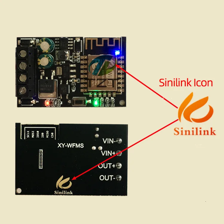 Sinilink ESP-12F WI-FI мобильный телефон пульт дистанционного управления Модуль 5 v-36 v умный дом с помощью приложения на телефоне