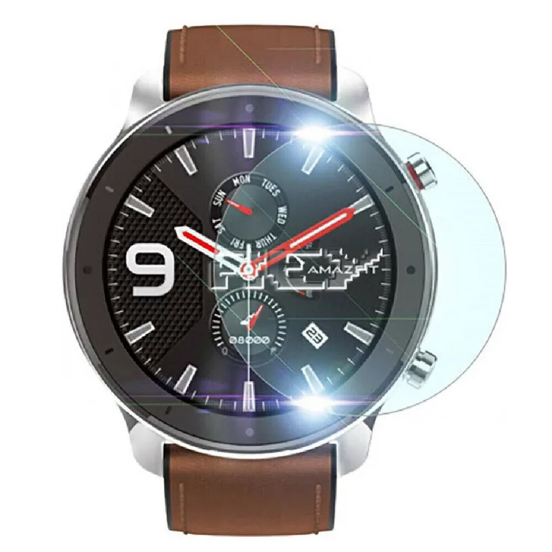 

TPU Clear Film NO Tempered Glass Screen Protector for AMAZ FIT GTR Smart Watch 42/47mm Band Accessories