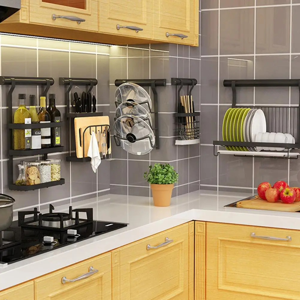 Органайзер для кухонной полки из нержавеющей стали стойка хранения приправ