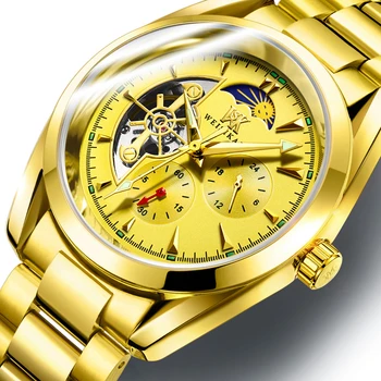 

Hight Quality Luxury Design Men Mechanical Watch Men Waterproof Watches Men Stainless Steel Watch Relogio Masculino 795A