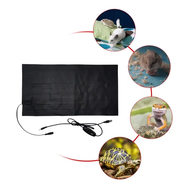 22X40Cm/30X45 Cm 5V 2A Usb Pet Melegebb Fűtőpad Elektromos Téli Meleg Szőnyeg Állatokhoz Fűtés - Image 6