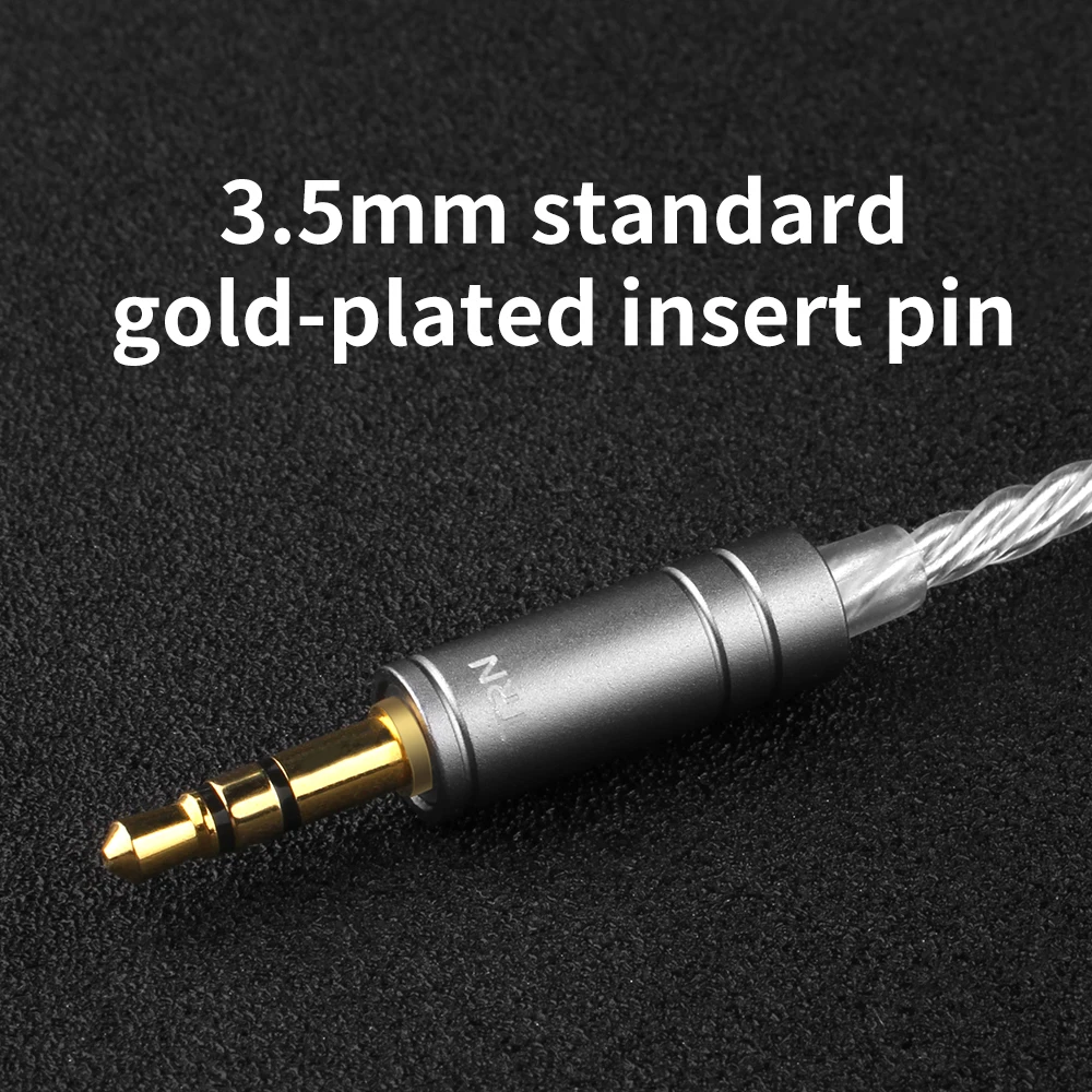 TRN наушники с посеребренным обновленным кабелем 0 75 \ 78 mmcx PIN для V80 V20 V10 AS10 IE80 V30 T2 T3