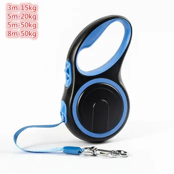 

Dog Leash Automatic Retractable 8M Long For Large Dogs Durable Nylon Retractable Big Dog Leash Leads Traction Rope Lead Belt