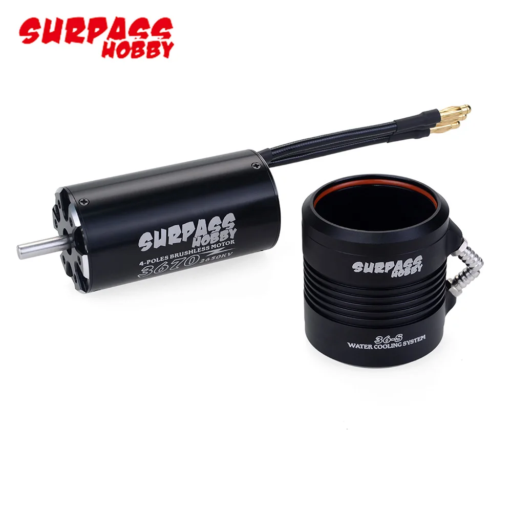 

Waterproof 3670 2650KV Motor w/ Water Cooling Jacket For RC Boat RC Accessories
