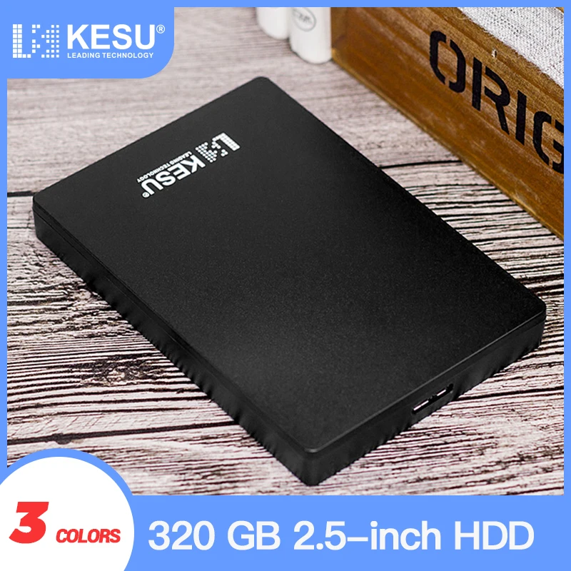 Внешний жесткий диск KESU 2 5 дюйма 320 ГБ USB 3 0 HDD портативный внешний HD для сервера