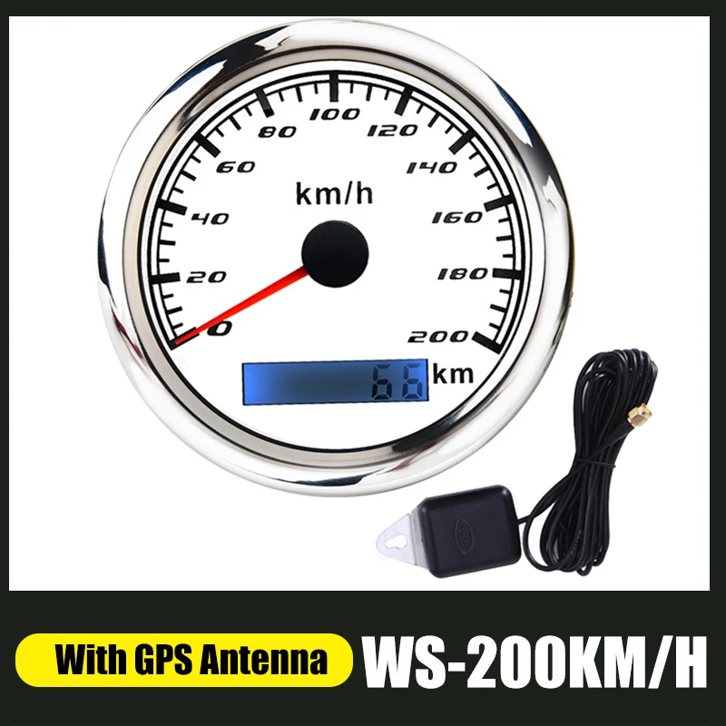 GPS ATV Boot Tachometer Kilometerzähler Tankanzeige Öldruck Temperaturanzeiger 