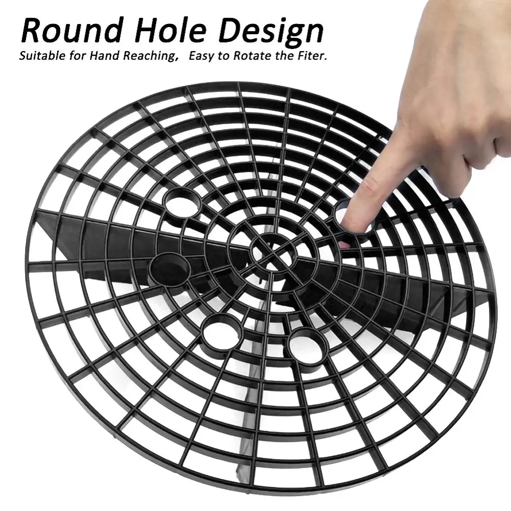 

SALE Car Wash Grit Guard Insert Washboard Water Bucket Scratch Dirt Filter Car Cleaning Tool Wash Accessories Diameter 26cm CSV