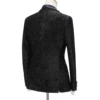 Cenne Des Graoom Latest Coat Design Men Suits Tailor-Made Tuxedo 3 Pieces Blazer Wedding Party Singer Groom Costume Homme Black 5