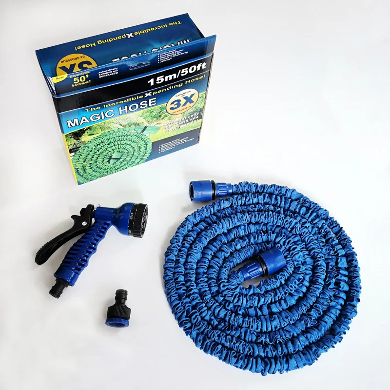25FT-200FT Garden Hose Expandable Magic Flexible Water Hose EU Hose Plastic Hoses Pipe With Spray Gun To Watering Car Wash Spray 25FT-200FT Garden Hose Expandable Magic Flexible Water Hose EU Hose Plastic Hoses Pipe With Spray Gun To Watering Car Wash Spray