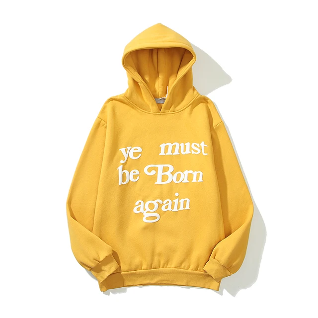 Yellow Ye Must Be Born Again Stranger Things Hoodie 2