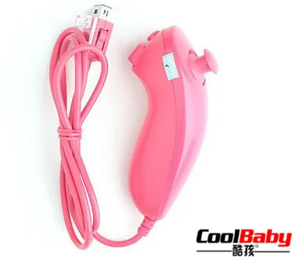 2 шт 5 цветов цвет NUNCHUCK NUNCHUK Пульт дистанционного управления для NINTENDO wii черный nunchunk пульт дистанционного управления usb порт